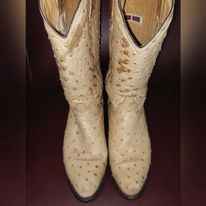 Ostrich Cowboy Boots by Roger's Boots